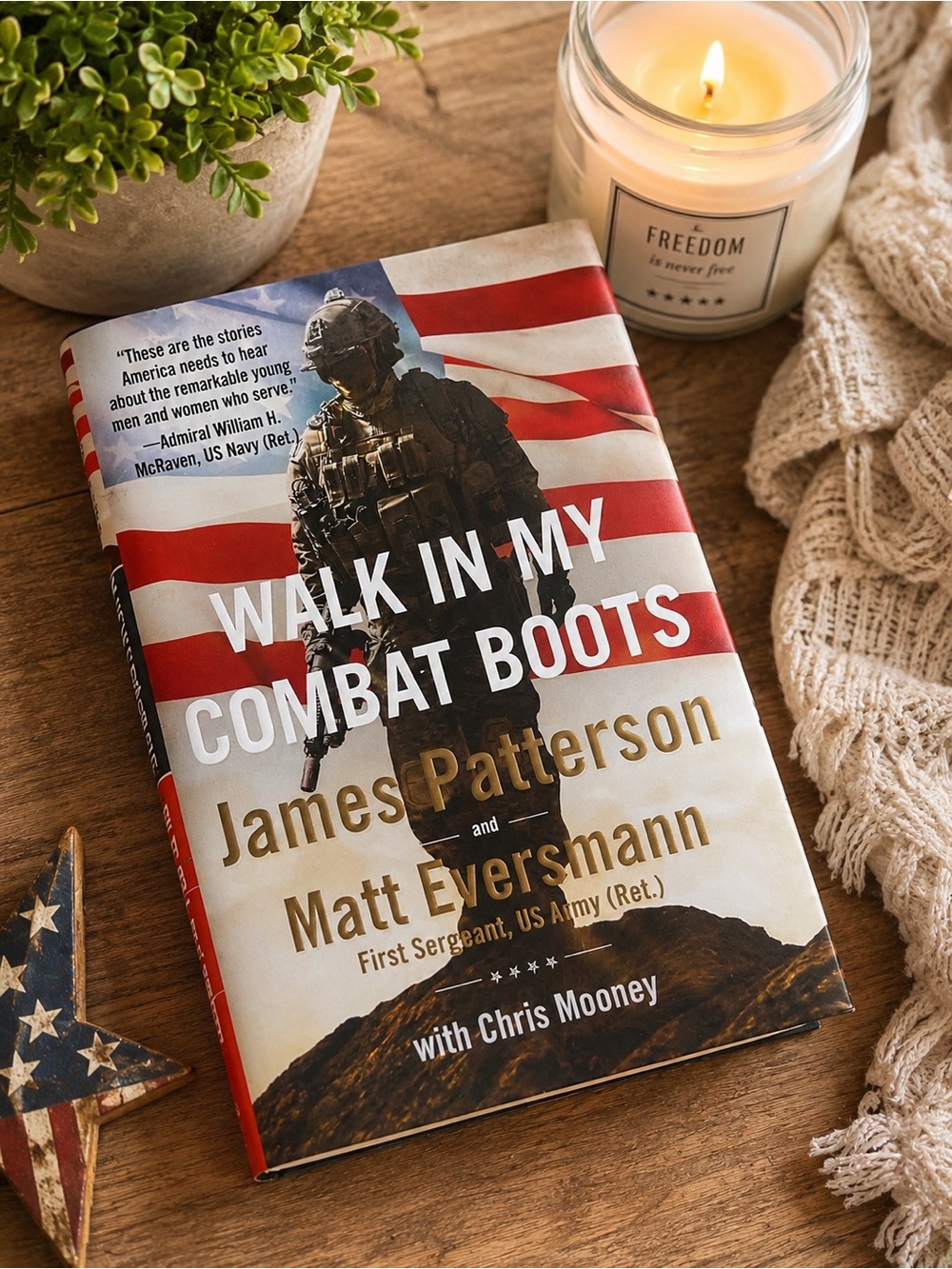 Walk in My Combat Boots Hardcover | Military Stories & True Hero Accounts